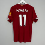 Shop 2019/20 LIVERPOOL M.SALAH #11 HOME SHIRT (M) NEW BALANCE, classic football shirts, vintage football shirts & retro soccer jerseys at Cult Kits