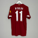 Shop 2019/20 LIVERPOOL SALAH #11 AWAY SHIRT (L) NEW BALANCE, classic football shirts, vintage football shirts & retro soccer jerseys at Cult Kits
