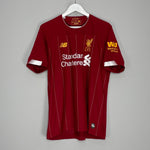 Shop 2019/20 LIVERPOOL SALAH #11 AWAY SHIRT (L) NEW BALANCE, classic football shirts, vintage football shirts & retro soccer jerseys at Cult Kits