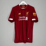 Shop 2019/20 LIVERPOOL SALAH #11 AWAY SHIRT (L) NEW BALANCE, classic football shirts, vintage football shirts & retro soccer jerseys at Cult Kits