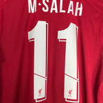 Shop 2019/20 LIVERPOOL SALAH #11 AWAY SHIRT (L) NEW BALANCE, classic football shirts, vintage football shirts & retro soccer jerseys at Cult Kits
