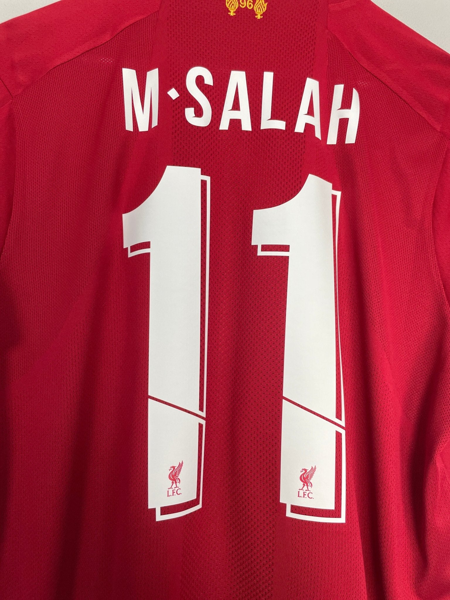Shop 2019/20 LIVERPOOL SALAH #11 AWAY SHIRT (L) NEW BALANCE, classic football shirts, vintage football shirts & retro soccer jerseys at Cult Kits