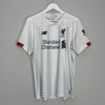 Shop 2019/20 LIVERPOOL SALAH #11 AWAY SHIRT (L) NEW BALANCE, classic football shirts, vintage football shirts & retro soccer jerseys at Cult Kits