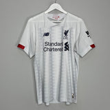 Shop 2019/20 LIVERPOOL SALAH #11 AWAY SHIRT (L) NEW BALANCE, classic football shirts, vintage football shirts & retro soccer jerseys at Cult Kits