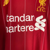 Shop 2019/20 LIVERPOOL SALAH #11 HOME SHIRT (L) NEW BALANCE, classic football shirts, vintage football shirts & retro soccer jerseys at Cult Kits