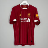Shop 2019/20 LIVERPOOL SALAH #11 HOME SHIRT (L) NEW BALANCE, classic football shirts, vintage football shirts & retro soccer jerseys at Cult Kits