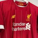 Shop 2019/20 LIVERPOOL SALAH #11 HOME SHIRT (L) NEW BALANCE, classic football shirts, vintage football shirts & retro soccer jerseys at Cult Kits