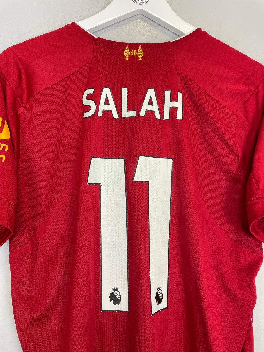 2019/20 LIVERPOOL SALAH 11 HOME SHIRT (L) NEW BALANCE - Cult Kits - Large - Buy Vintage Football Shirts, Authentic Retro Football Shirts For Sale, Classic Football Shirts & Soccer Jersey