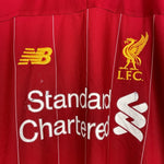2019/20 LIVERPOOL SALAH 11 HOME SHIRT (L) NEW BALANCE - Cult Kits - Large - Buy Vintage Football Shirts, Authentic Retro Football Shirts For Sale, Classic Football Shirts & Soccer Jersey