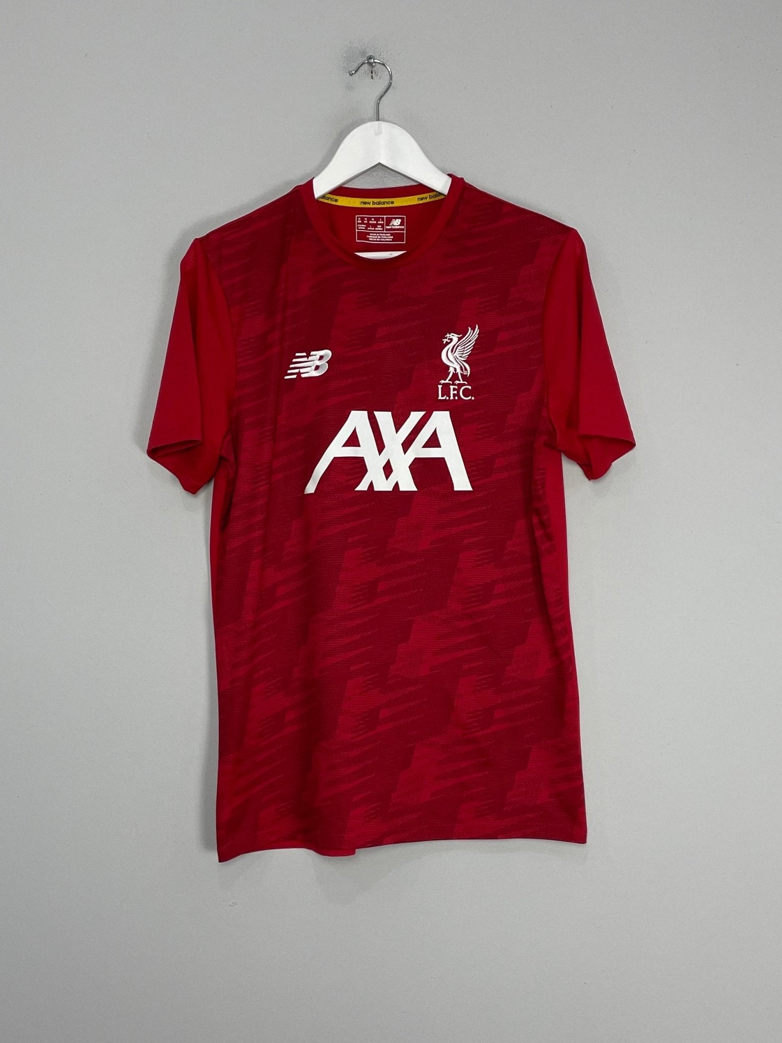 Shop 2019/20 LIVERPOOL TRAINING SHIRT (M) NEW BALANCE, classic football shirts, vintage football shirts & retro soccer jerseys at Cult Kits