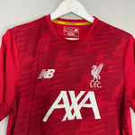 Shop 2019/20 LIVERPOOL TRAINING SHIRT (M) NEW BALANCE, classic football shirts, vintage football shirts & retro soccer jerseys at Cult Kits