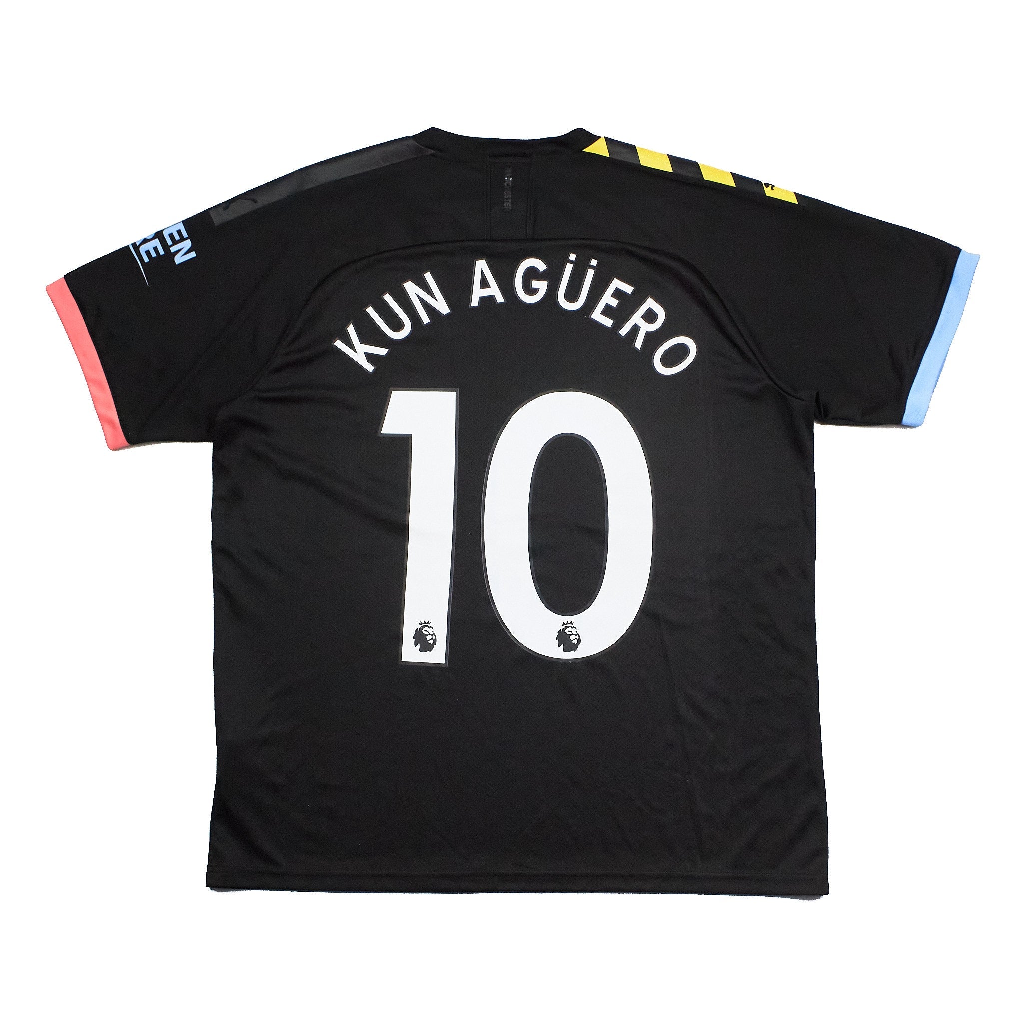 Buy 2019/20 Manchester City Aguero 10 Away Shirt (XL) Puma ~ Free worldwide shipping ~ Authentic Vintage Football Shirts from Cult Kits