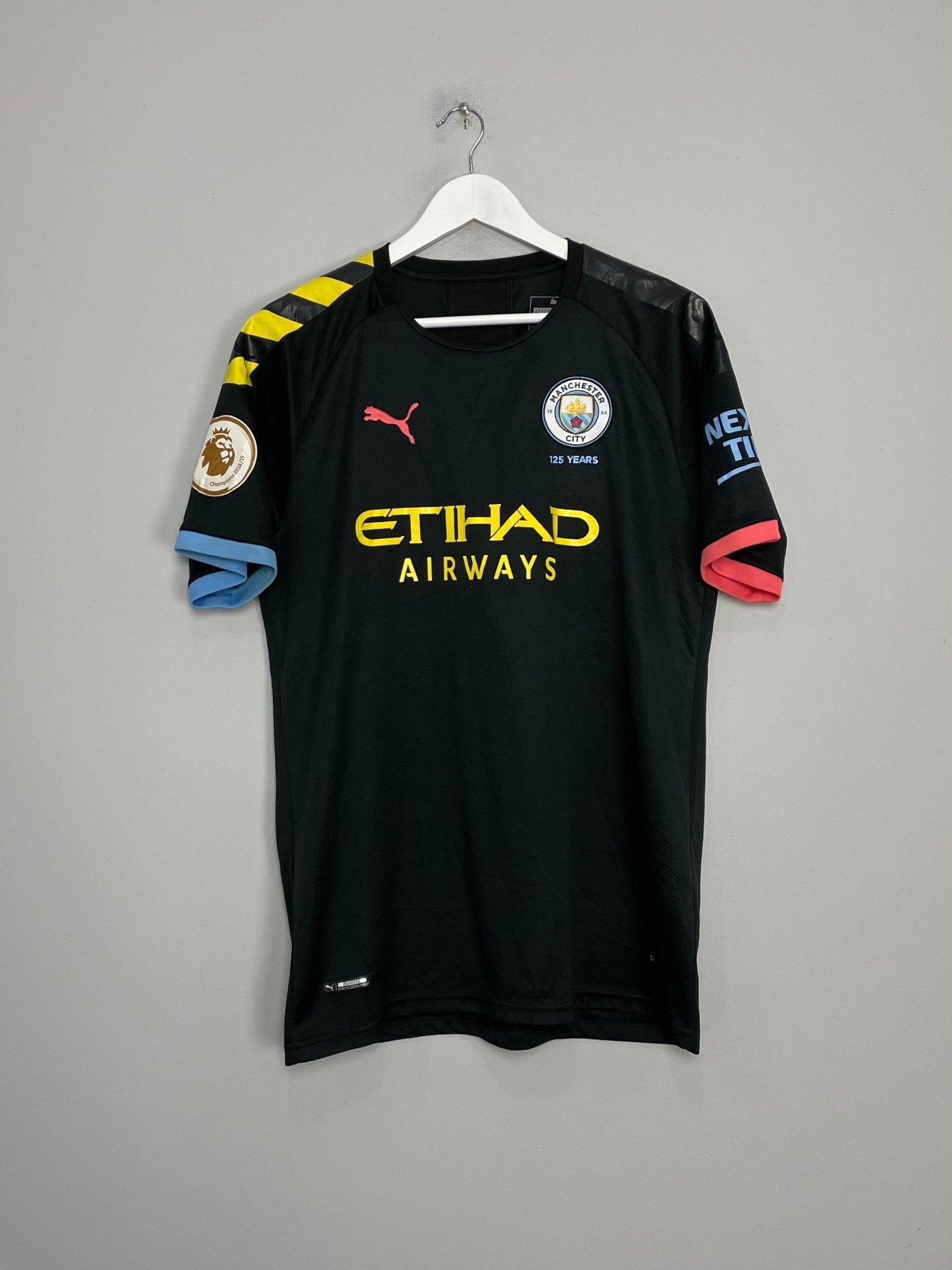 Shop 2019/20 MANCHESTER CITY BERNARDO #20 *125 YEAR* AWAY SHIRT (XL) PUMA, classic football shirts, vintage football shirts & retro soccer jerseys at Cult Kits