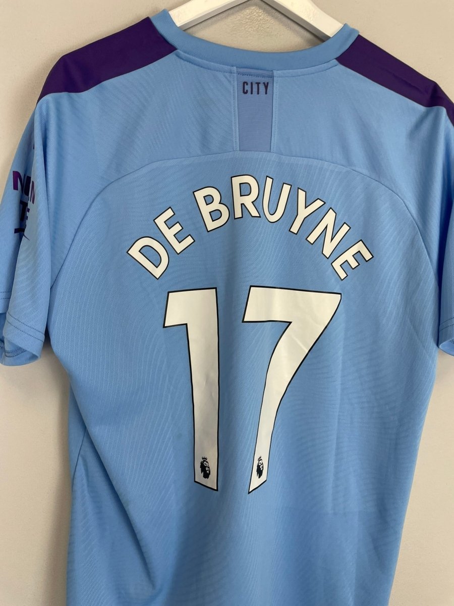 2019/20 MANCHESTER CITY DE BRUYNE 17 *125 YEARS* HOME SHIRT (XL) PUMA - Cult Kits - XL - Buy Vintage Football Shirts, Authentic Retro Football Shirts For Sale, Classic Football Shirts & Soccer Jersey