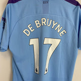 2019/20 MANCHESTER CITY DE BRUYNE 17 *125 YEARS* HOME SHIRT (XL) PUMA - Cult Kits - XL - Buy Vintage Football Shirts, Authentic Retro Football Shirts For Sale, Classic Football Shirts & Soccer Jersey