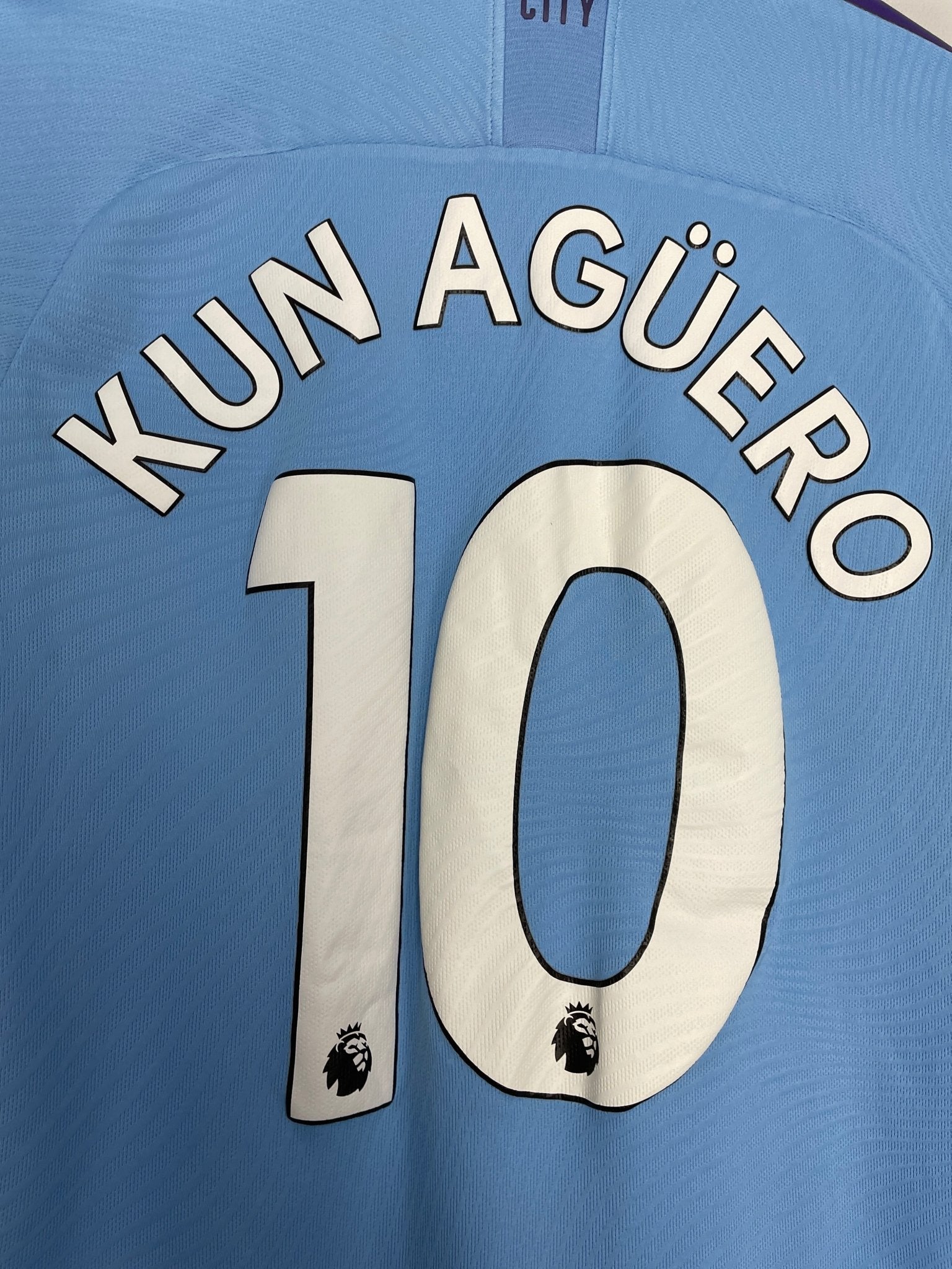Shop 2019/20 MANCHESTER CITY KUN AGUERO #10 *125 YEAR* HOME SHIRT (S) PUMA, classic football shirts, vintage football shirts & retro soccer jerseys at Cult Kits