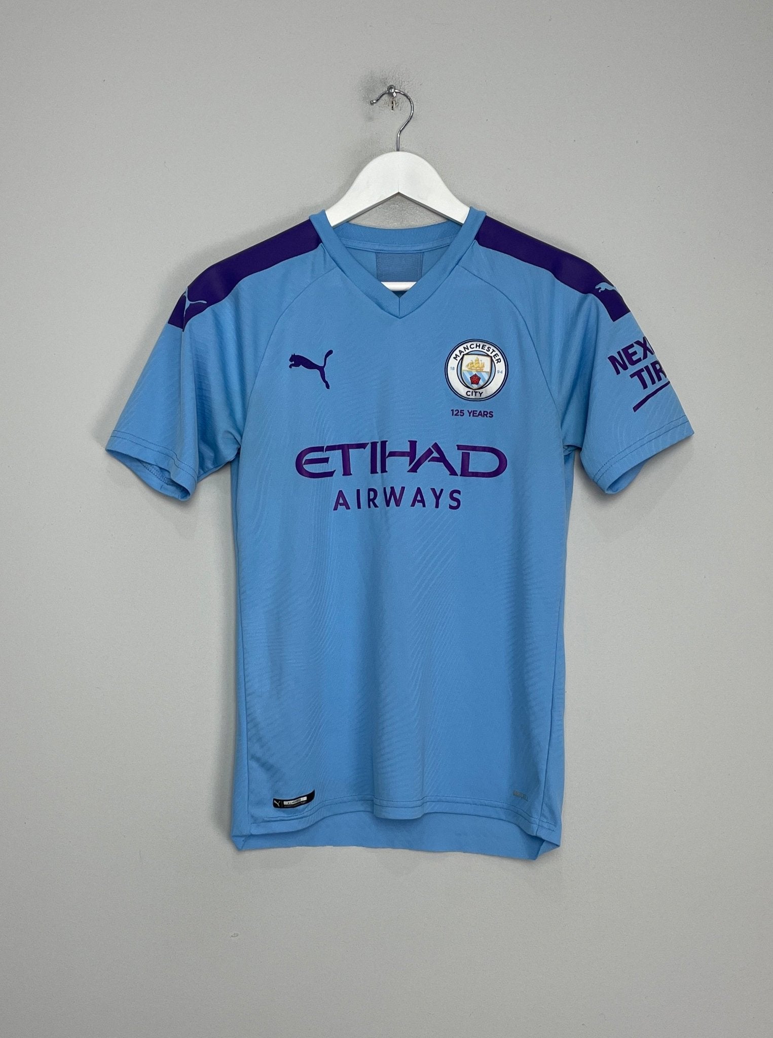 Shop 2019/20 MANCHESTER CITY KUN AGUERO #10 *125 YEAR* HOME SHIRT (S) PUMA, classic football shirts, vintage football shirts & retro soccer jerseys at Cult Kits