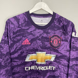 Shop 2019/20 MANCHESTER UNITED DE GEA #1 *AUTHENTIC* GK SHIRT (M) ADIDAS, classic football shirts, vintage football shirts & retro soccer jerseys at Cult Kits