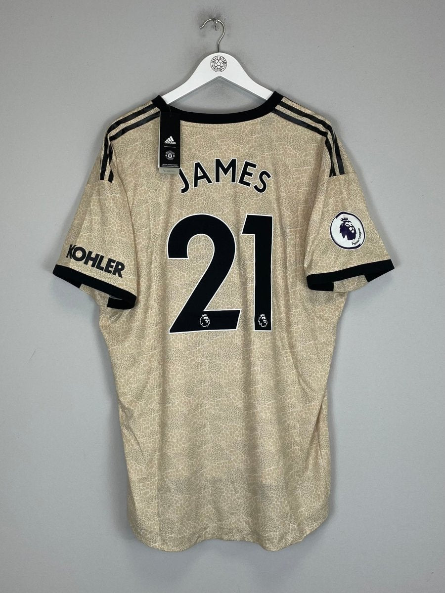 2019/20 MANCHESTER UNITED JAMES 21 *BNWT* AUTHENTIC AWAY SHIRT (XXL) ADIDAS - Cult Kits - XXL - Buy Vintage Football Shirts, Authentic Retro Football Shirts For Sale, Classic Football Shirts & Soccer Jersey