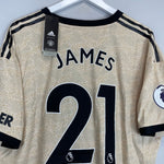 2019/20 MANCHESTER UNITED JAMES 21 *BNWT* AUTHENTIC AWAY SHIRT (XXL) ADIDAS - Cult Kits - XXL - Buy Vintage Football Shirts, Authentic Retro Football Shirts For Sale, Classic Football Shirts & Soccer Jersey