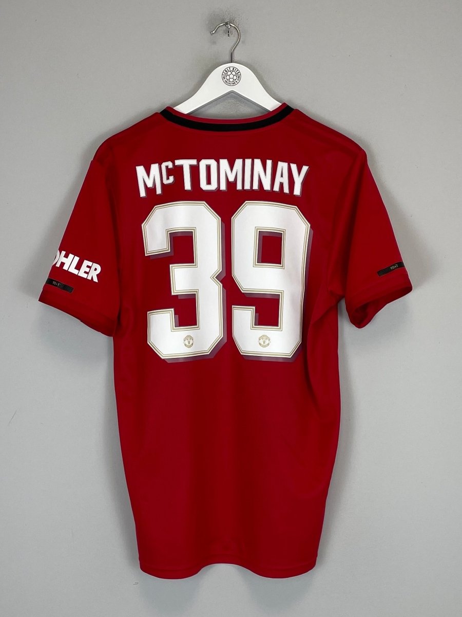 2019/20 MANCHESTER UNITED MCTOMINAY 39 HOME SHIRT (L) ADIDAS - Cult Kits - Large - Buy Vintage Football Shirts, Authentic Retro Football Shirts For Sale, Classic Football Shirts & Soccer Jersey