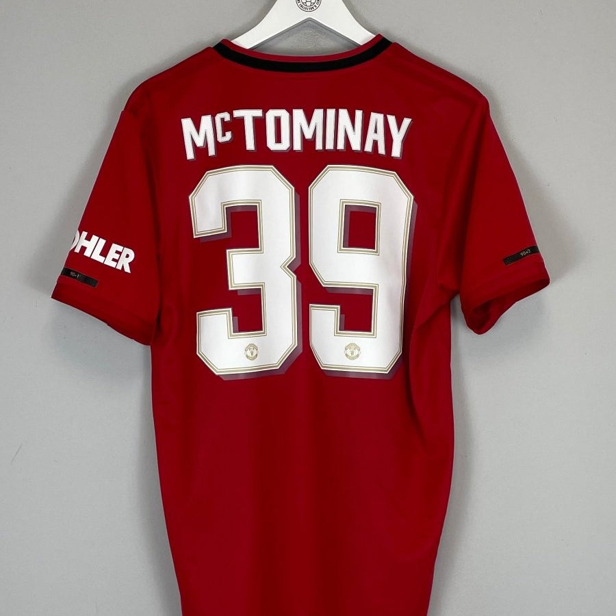 2019/20 MANCHESTER UNITED MCTOMINAY 39 HOME SHIRT (L) ADIDAS - Cult Kits - Large - Buy Vintage Football Shirts, Authentic Retro Football Shirts For Sale, Classic Football Shirts & Soccer Jersey