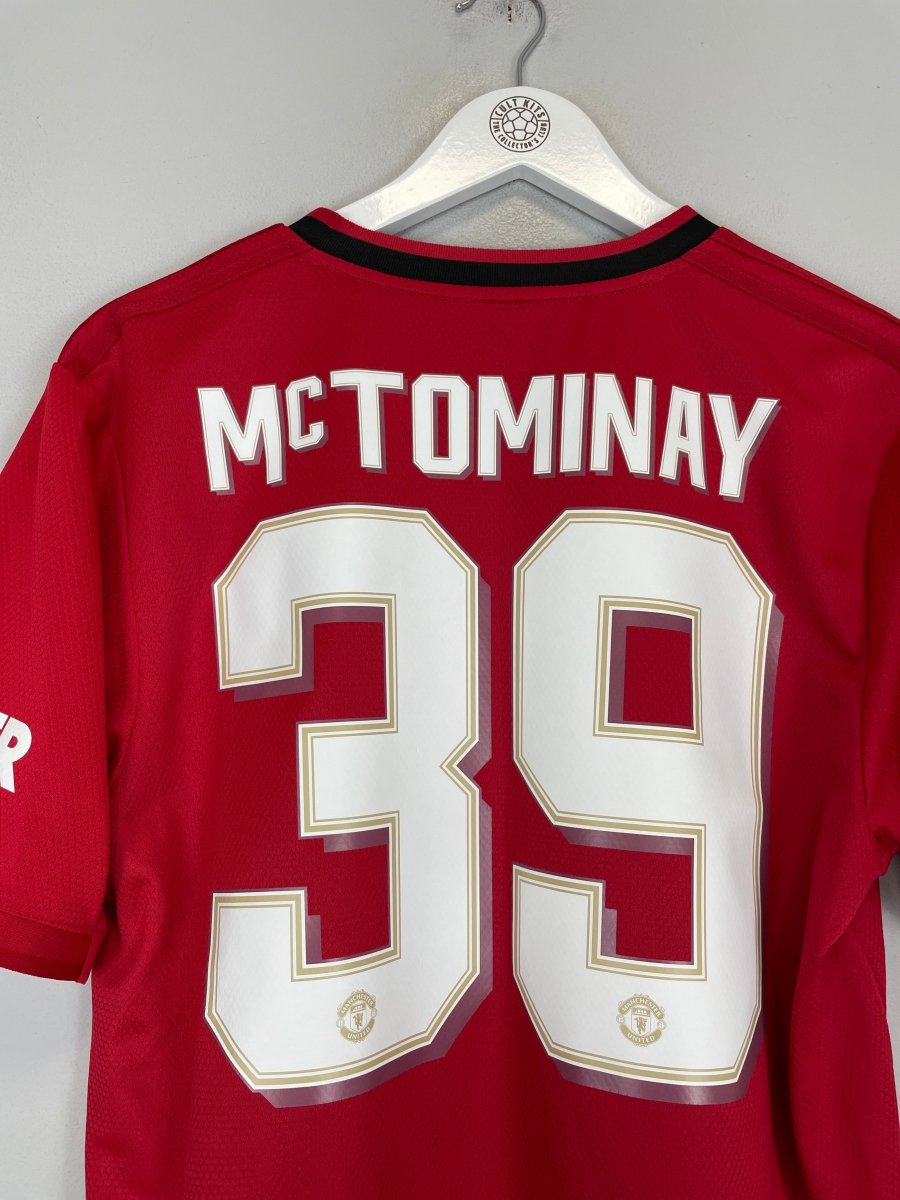2019/20 MANCHESTER UNITED MCTOMINAY 39 HOME SHIRT (L) ADIDAS - Cult Kits - Large - Buy Vintage Football Shirts, Authentic Retro Football Shirts For Sale, Classic Football Shirts & Soccer Jersey