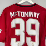 2019/20 MANCHESTER UNITED MCTOMINAY 39 HOME SHIRT (L) ADIDAS - Cult Kits - Large - Buy Vintage Football Shirts, Authentic Retro Football Shirts For Sale, Classic Football Shirts & Soccer Jersey