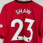 2019/20 MANCHESTER UNITED SHAW 23 *AUTHENTIC* HOME SHIRT (XXL) ADIDAS - Cult Kits - XXL - Buy Vintage Football Shirts, Authentic Retro Football Shirts For Sale, Classic Football Shirts & Soccer Jersey