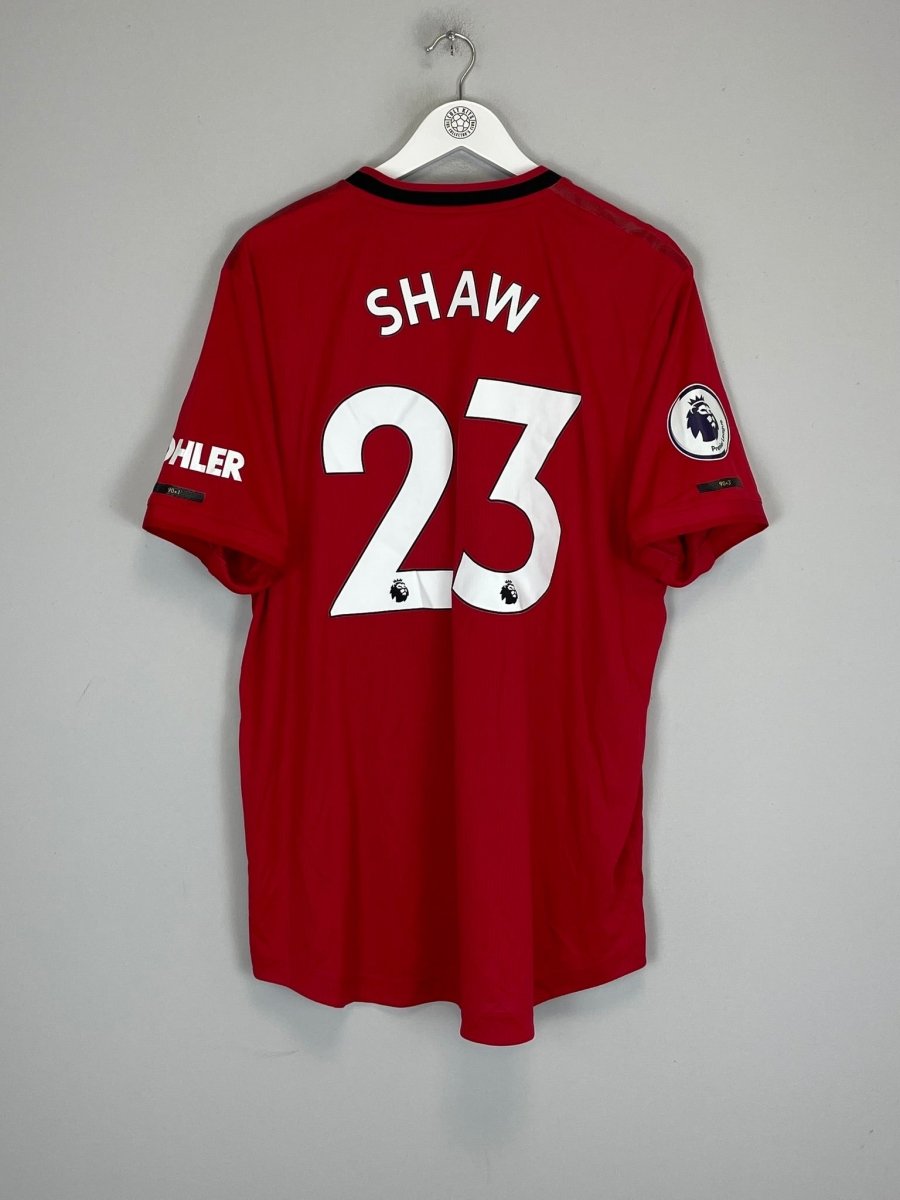 2019/20 MANCHESTER UNITED SHAW 23 *AUTHENTIC* HOME SHIRT (XXL) ADIDAS - Cult Kits - XXL - Buy Vintage Football Shirts, Authentic Retro Football Shirts For Sale, Classic Football Shirts & Soccer Jersey