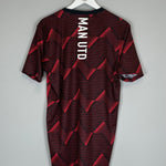 Shop 2019/20 MANCHESTER UNITED TRAINING SHIRT (M) ADIDAS, classic football shirts, vintage football shirts & retro soccer jerseys at Cult Kits