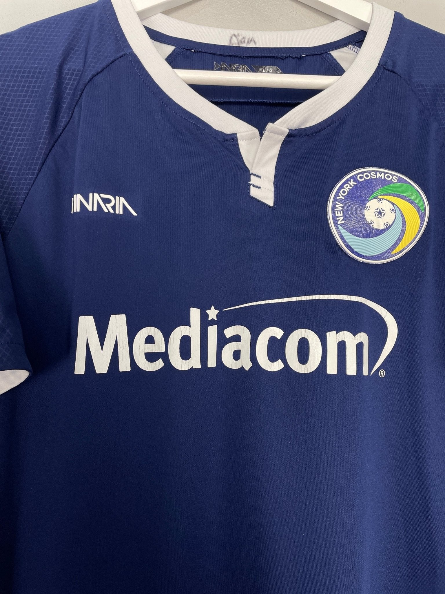 Shop 2019/20 NEW YORK COSMOS HOME SHIRT (L) INRIA, classic football shirts, vintage football shirts & retro soccer jerseys at Cult Kits
