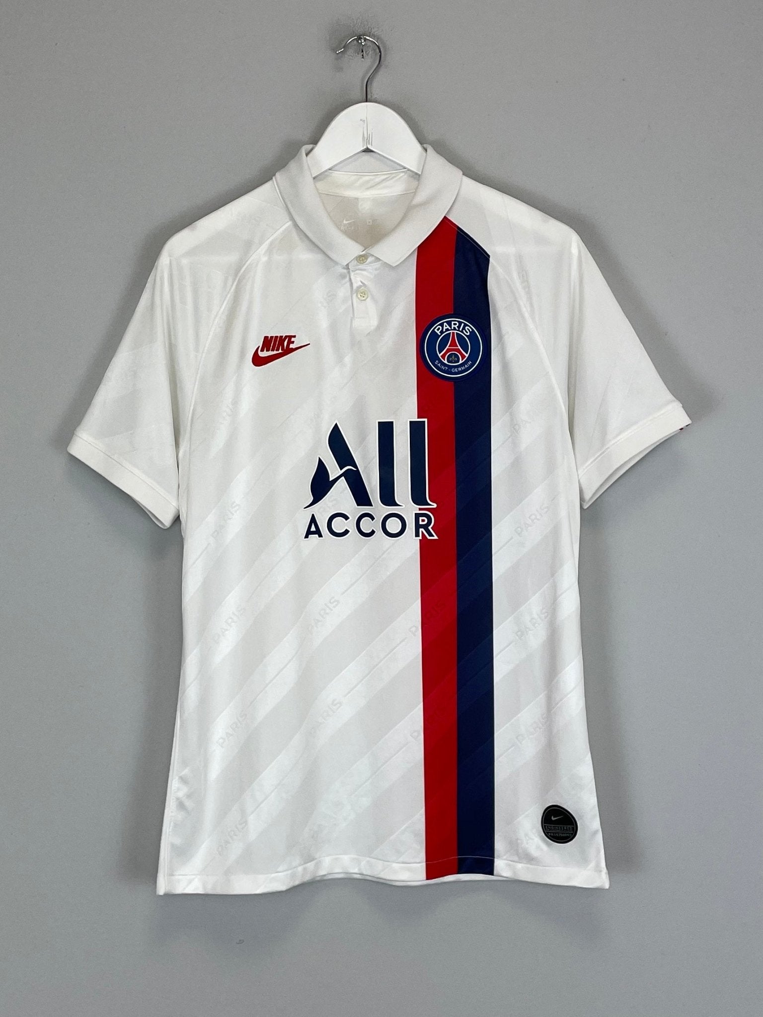 Shop 2019/20 PSG AWAY SHIRT (M) NIKE, classic football shirts, vintage football shirts & retro soccer jerseys at Cult Kits