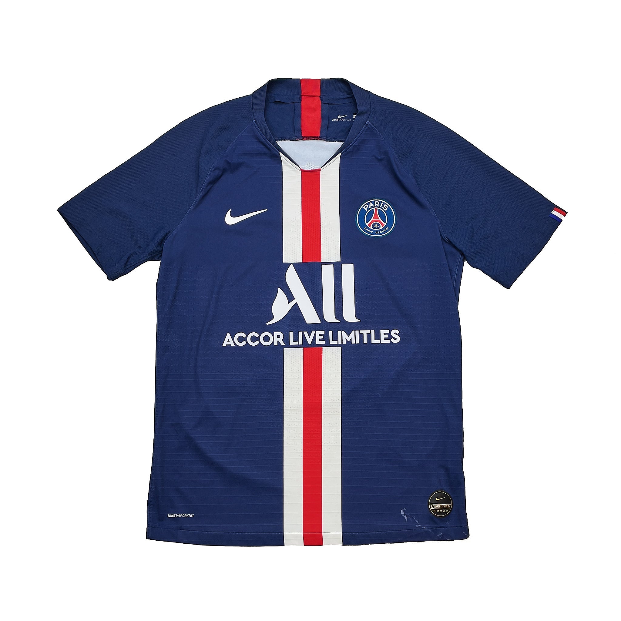 Buy 2019/20 PSG Mbappe 7 *Vaporknit* Home Shirt (M) Nike ~ Free worldwide shipping ~ Authentic Vintage Football Shirts from Cult Kits