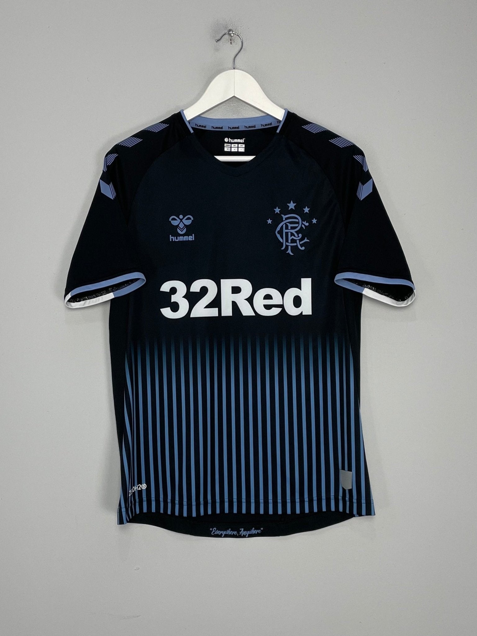 Shop 2019/20 RANGERS AWAY SHIRT (M) HUMMEL, classic football shirts, vintage football shirts & retro soccer jerseys at Cult Kits