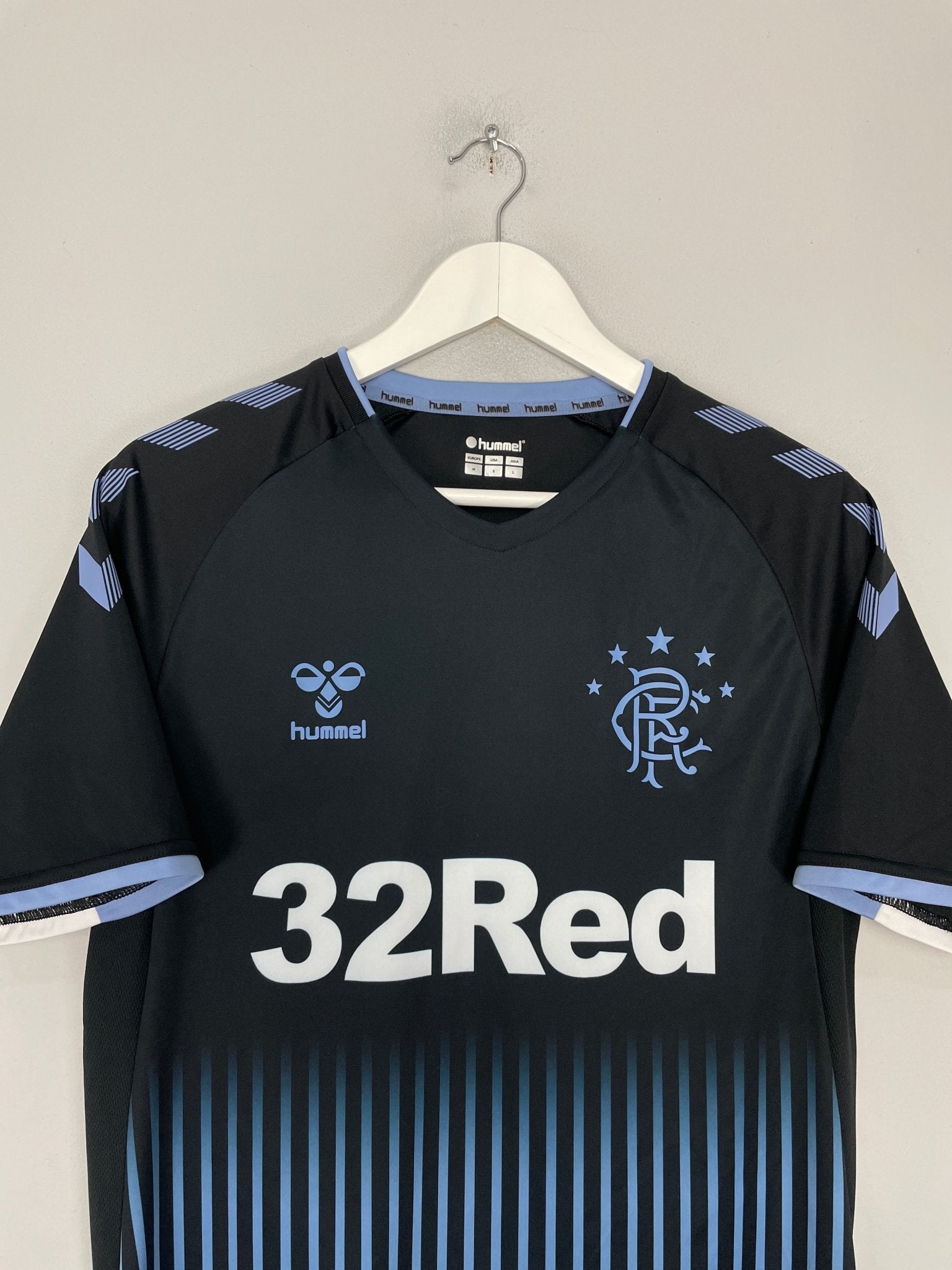 Shop 2019/20 RANGERS AWAY SHIRT (M) HUMMEL, classic football shirts, vintage football shirts & retro soccer jerseys at Cult Kits