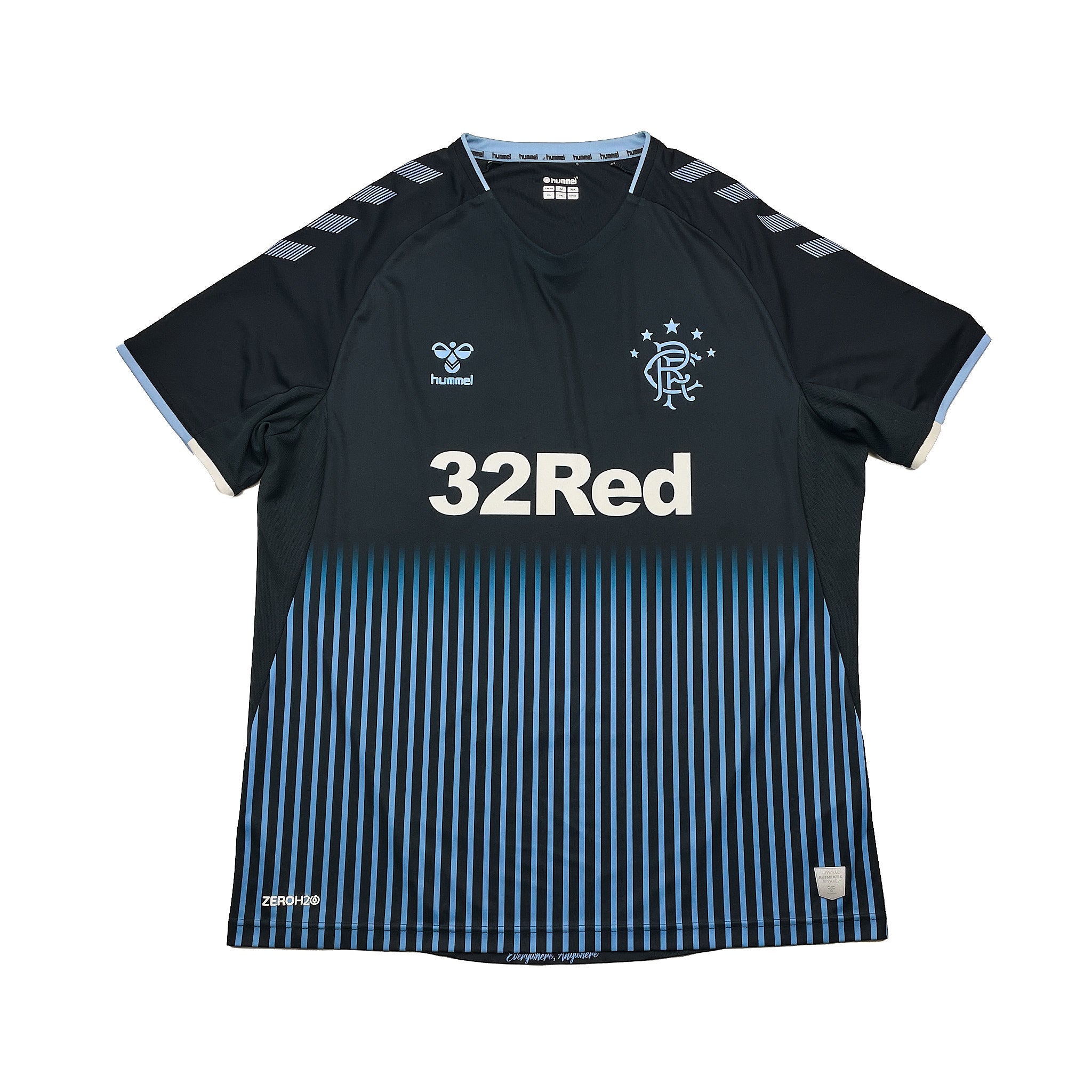 Buy 2019/20 Rangers Away Shirt (XXXL) Hummel ~ Free worldwide shipping ~ Authentic Vintage Football Shirts from Cult Kits