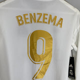 Shop 2019/20 REAL MADRID BENZEMA #9 *BNWT* HOME SHIRT (S) ADIDAS, classic football shirts, vintage football shirts & retro soccer jerseys at Cult Kits
