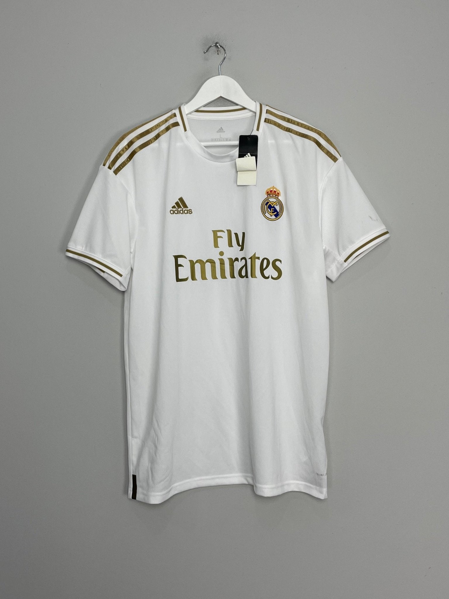 Shop 2019/20 REAL MADRID *BNWT* HOME SHIRT (L) ADIDAS, classic football shirts, vintage football shirts & retro soccer jerseys at Cult Kits