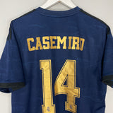 Shop 2019/20 REAL MADRID CASEMIRO #14 AWAY SHIRT (XL) ADIDAS, classic football shirts, vintage football shirts & retro soccer jerseys at Cult Kits