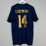 Shop 2019/20 REAL MADRID CASEMIRO #14 AWAY SHIRT (XL) ADIDAS, classic football shirts, vintage football shirts & retro soccer jerseys at Cult Kits