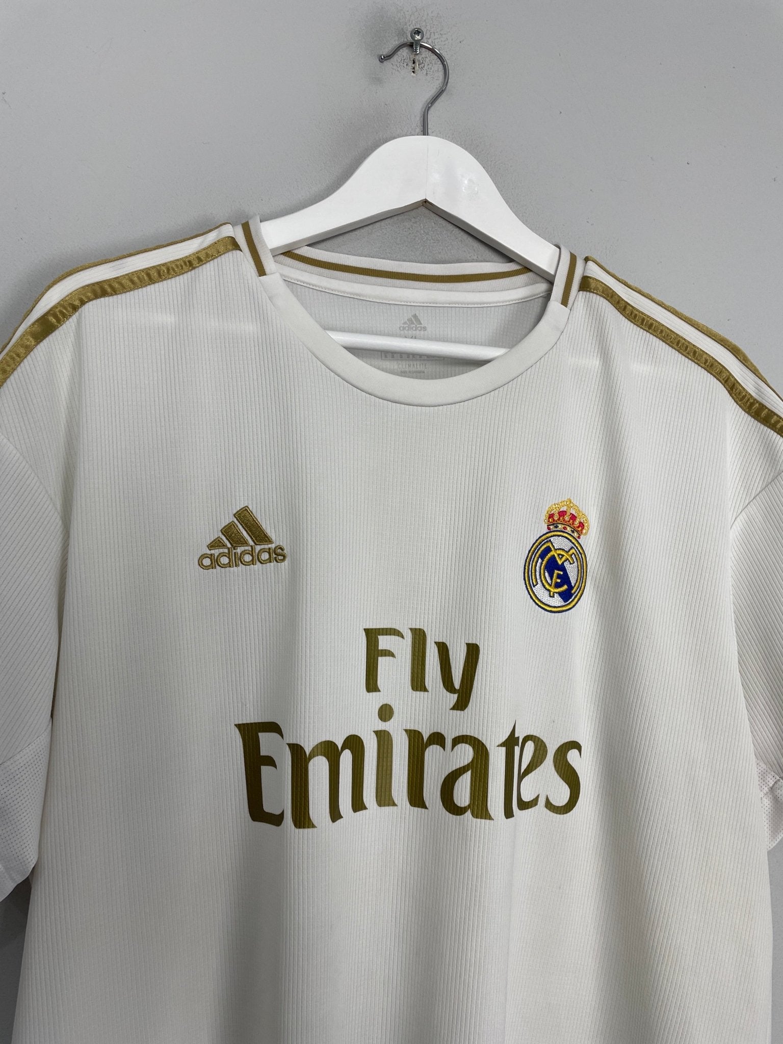 Shop 2019/20 REAL MADRID HOME SHIRT (XL) ADIDAS, classic football shirts, vintage football shirts & retro soccer jerseys at Cult Kits