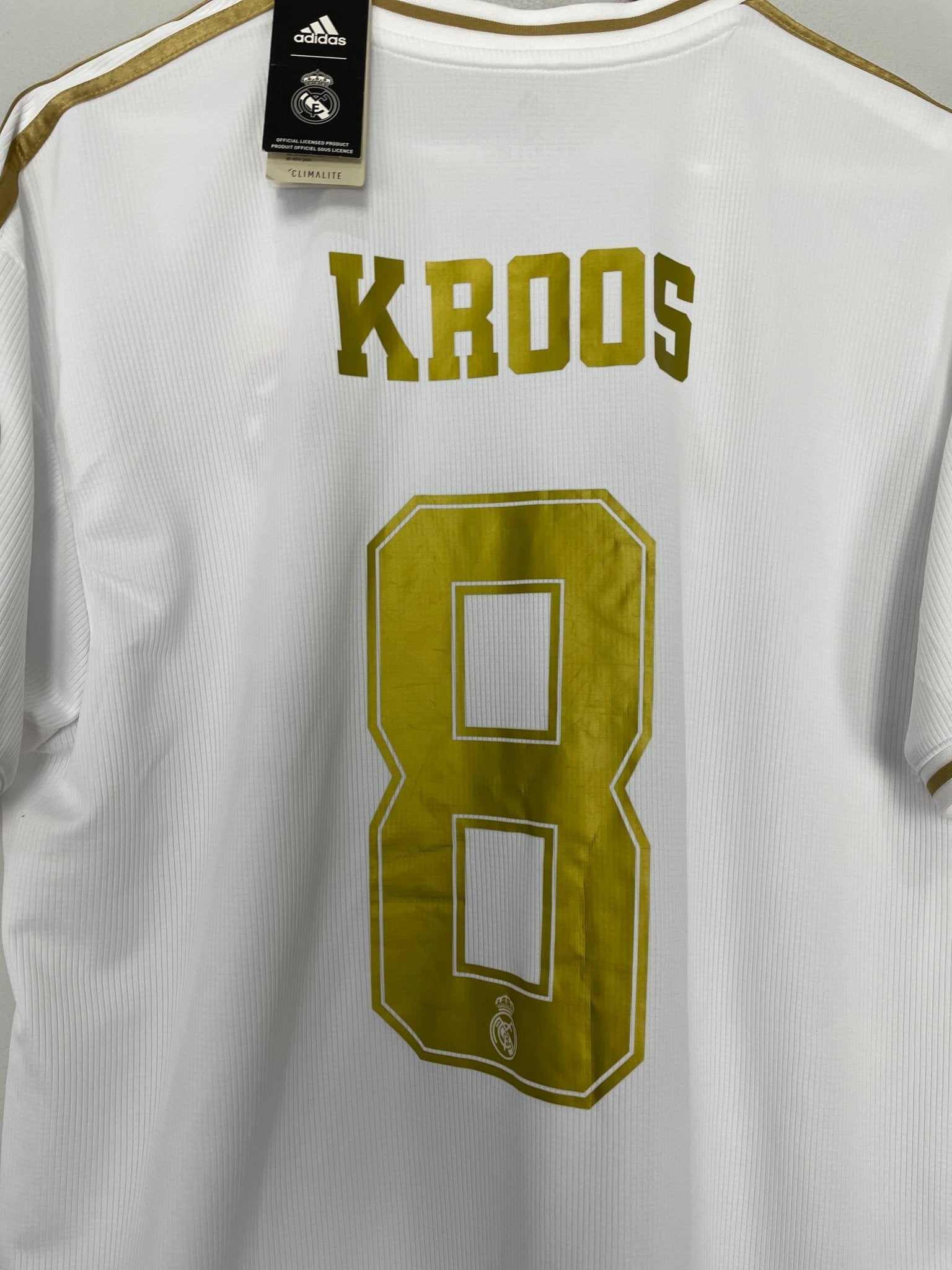 Shop 2019/20 REAL MADRID KROOS #8 C/L *BNWT* HOME SHIRT (XL) ADIDAS, classic football shirts, vintage football shirts & retro soccer jerseys at Cult Kits