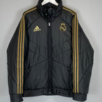 Shop 2019/20 REAL MADRID PADDED JACKET (M) ADIDAS, classic football shirts, vintage football shirts & retro soccer jerseys at Cult Kits