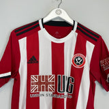 2019/20 SHEFFIELD UNITED HOME SHIRT (S) ADIDAS - Cult Kits - Small - Buy Vintage Football Shirts, Authentic Retro Football Shirts For Sale, Classic Football Shirts & Soccer Jersey