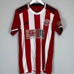 2019/20 SHEFFIELD UNITED HOME SHIRT (S) ADIDAS - Cult Kits - Small - Buy Vintage Football Shirts, Authentic Retro Football Shirts For Sale, Classic Football Shirts & Soccer Jersey