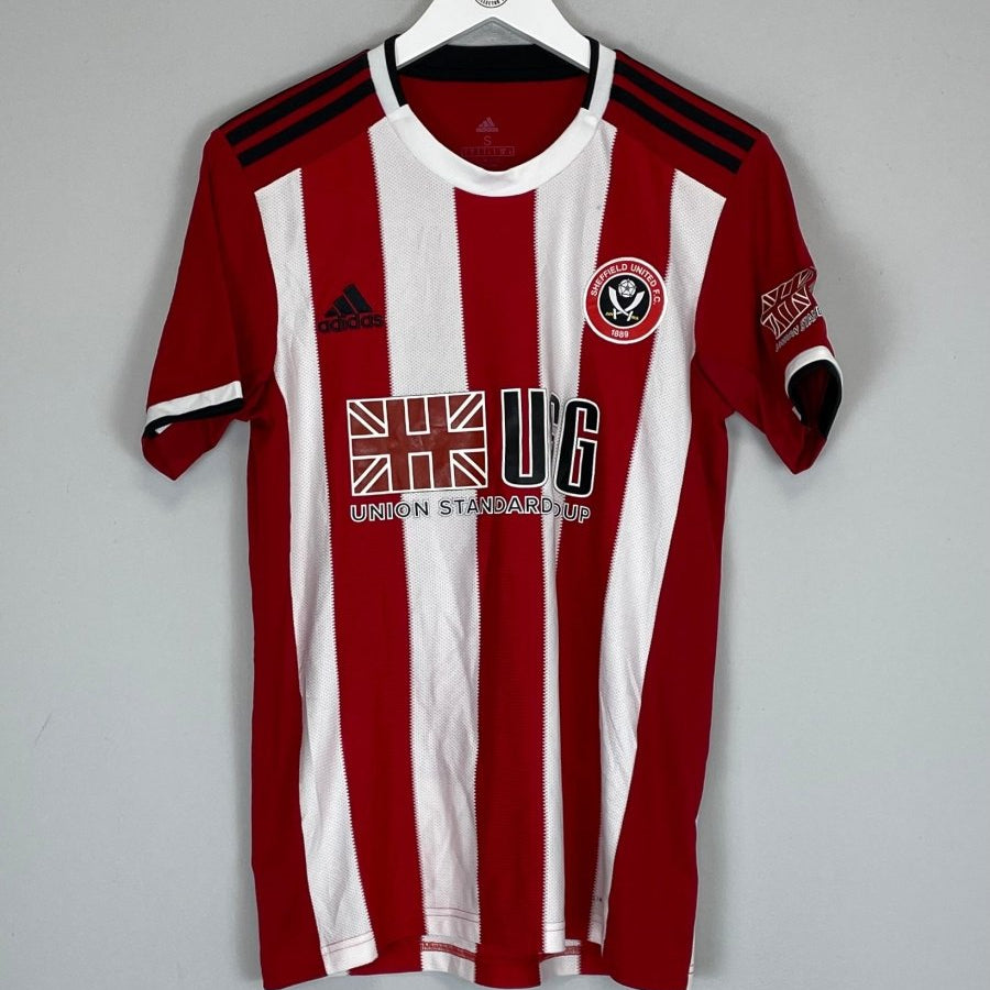2019/20 SHEFFIELD UNITED HOME SHIRT (S) ADIDAS - Cult Kits - Small - Buy Vintage Football Shirts, Authentic Retro Football Shirts For Sale, Classic Football Shirts & Soccer Jersey