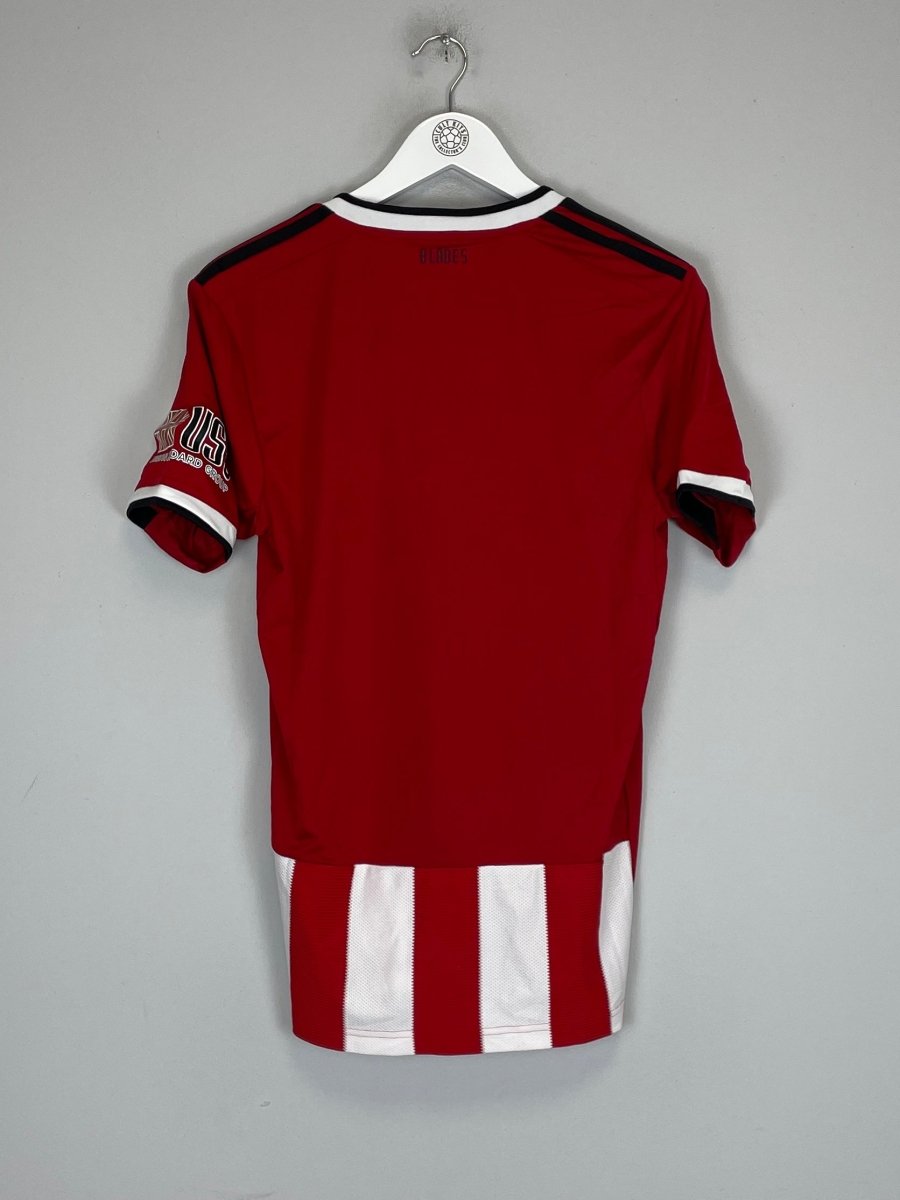 2019/20 SHEFFIELD UNITED HOME SHIRT (S) ADIDAS - Cult Kits - Small - Buy Vintage Football Shirts, Authentic Retro Football Shirts For Sale, Classic Football Shirts & Soccer Jersey