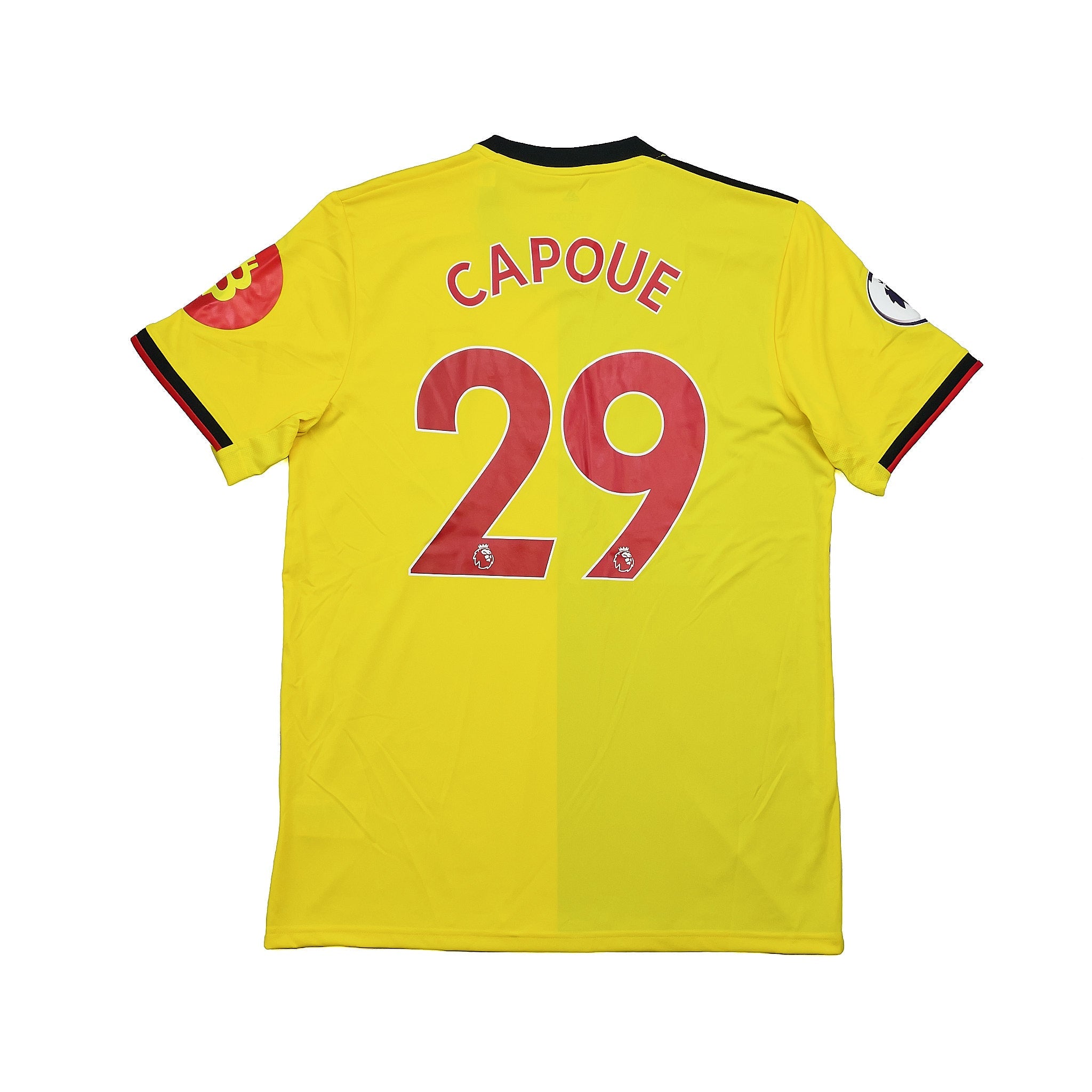 2019 20 Watford Capoue #29 *Match Issue* Home Shirt