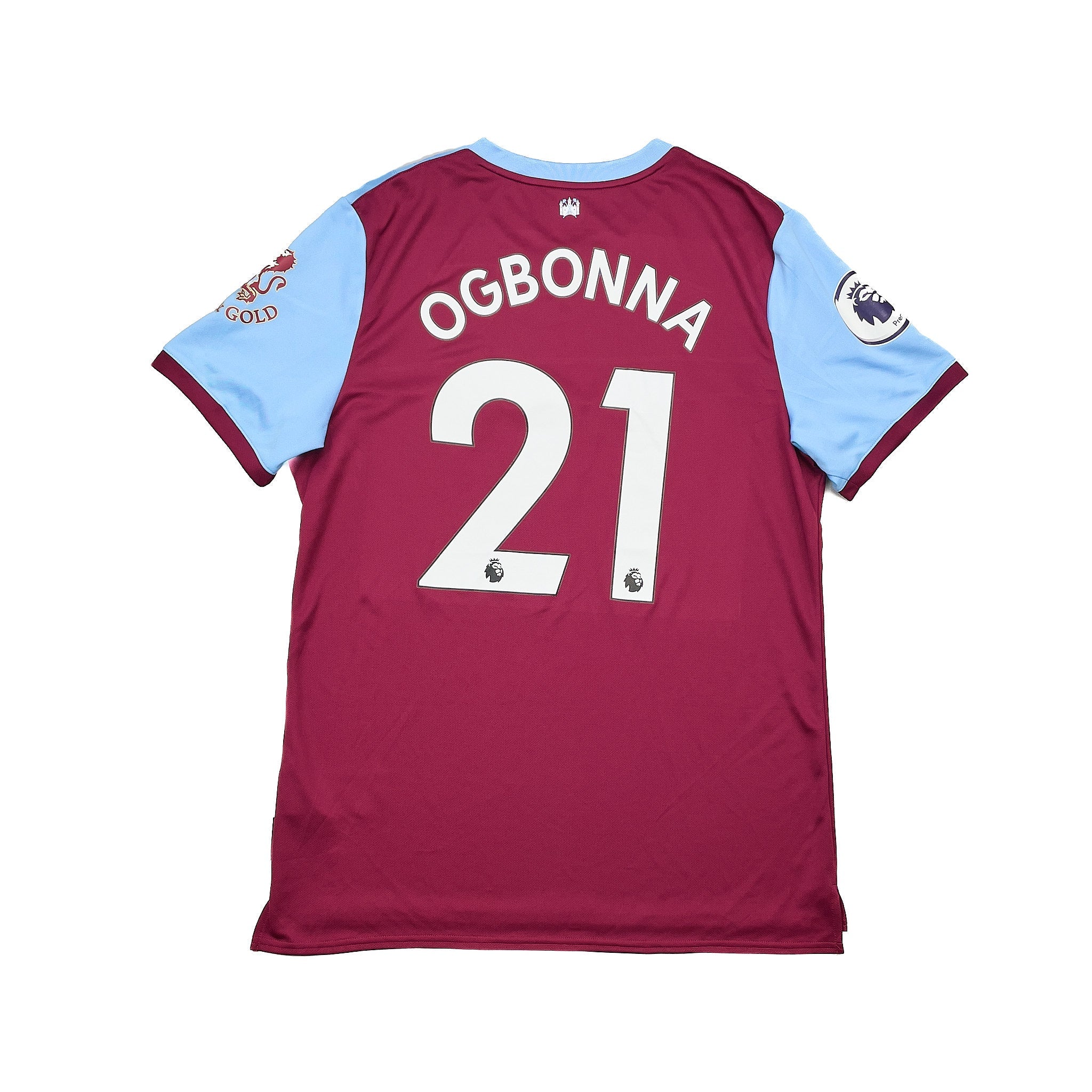 2019 20 West Ham Ogbonna #21 *Match Issue* Home Shirt